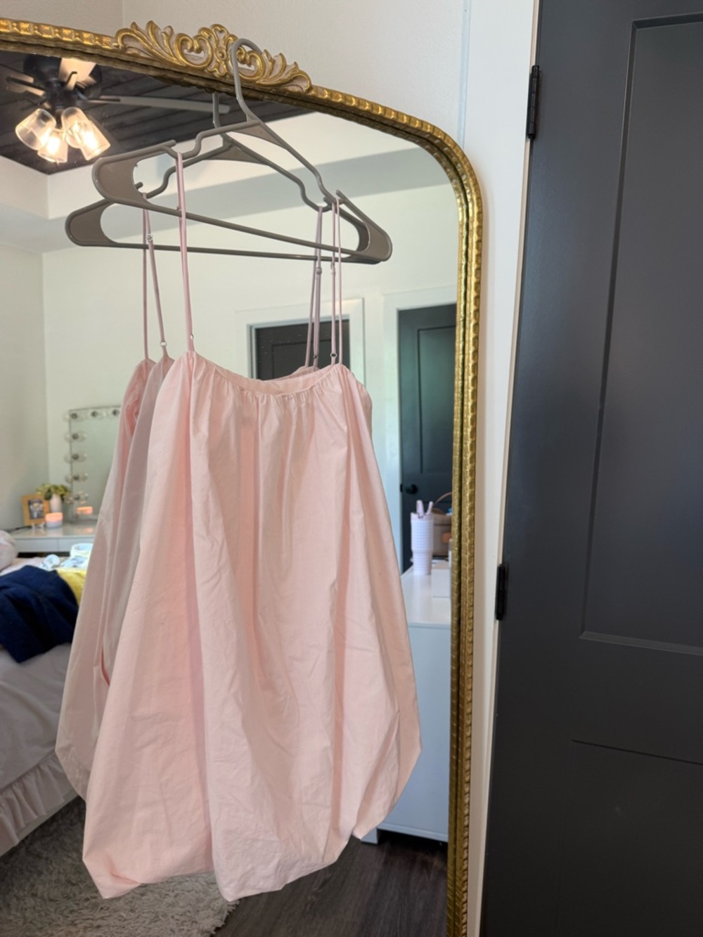Zara Pale Pink Spaghetti Strap Sundress